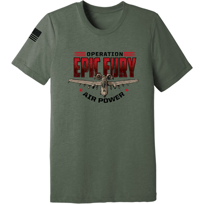 CUSTOM Operation Epic Fury Comfort Unisex Triblend SS Tee - Thunder