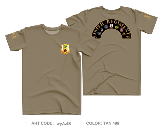 185th RTI (IOWA) Core Men's SS Performance Tee - wyAzfS