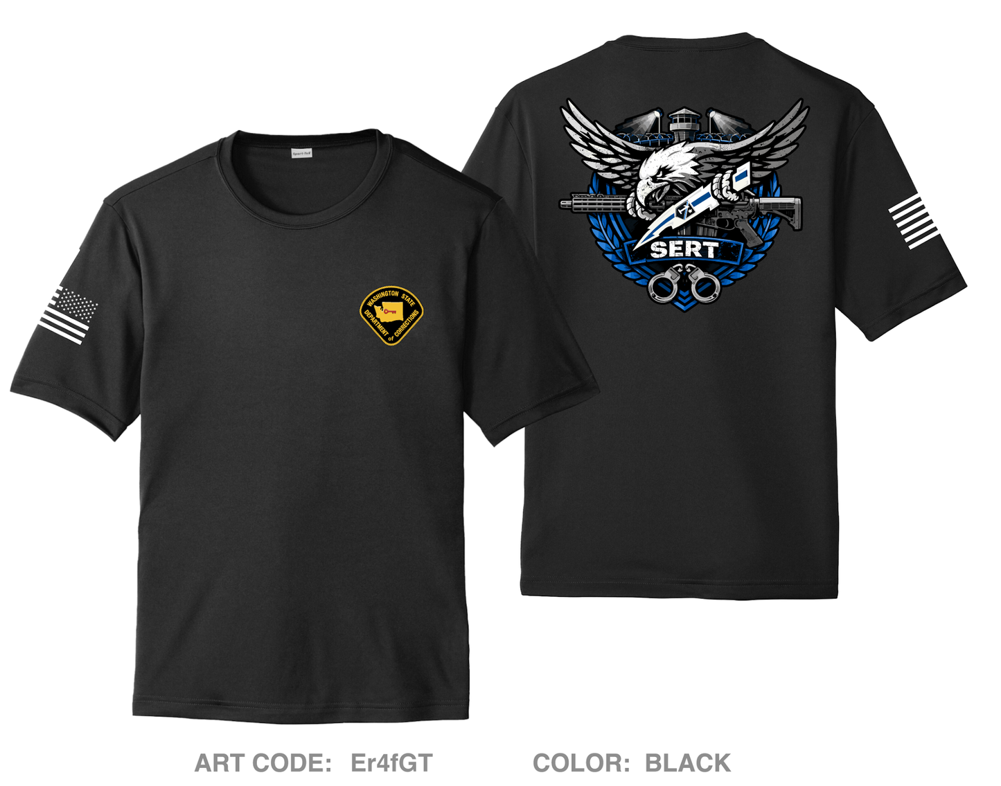 AHCC SERT Hi-Tech Performance Unisex SS Tee - Er4fGT