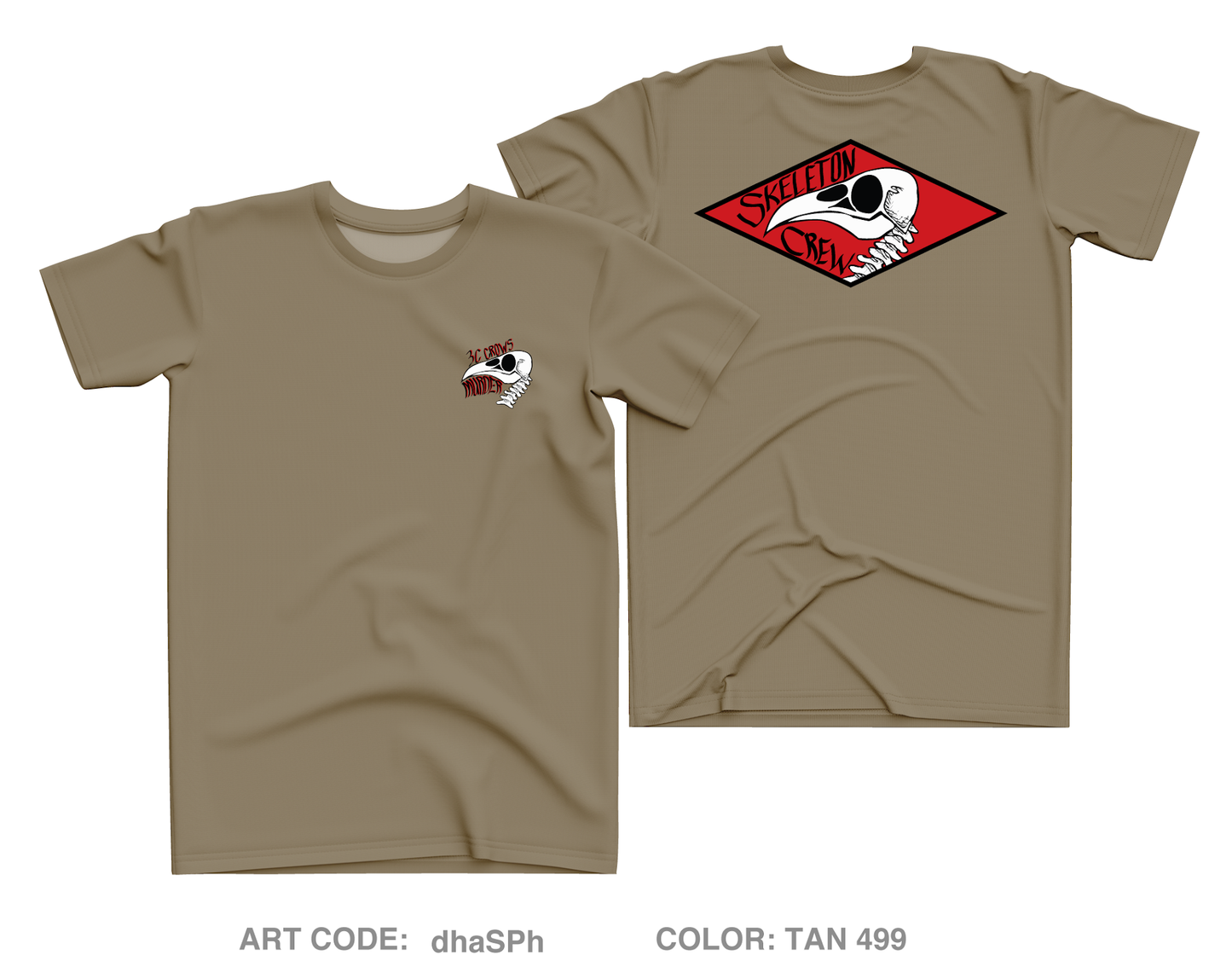 Crow PLT/3-319 AFAR Core Men's SS Performance Tee - dhaSPh