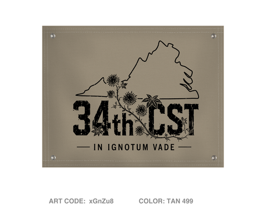 34th Civil Support Team Banner Flag - xGnZu8