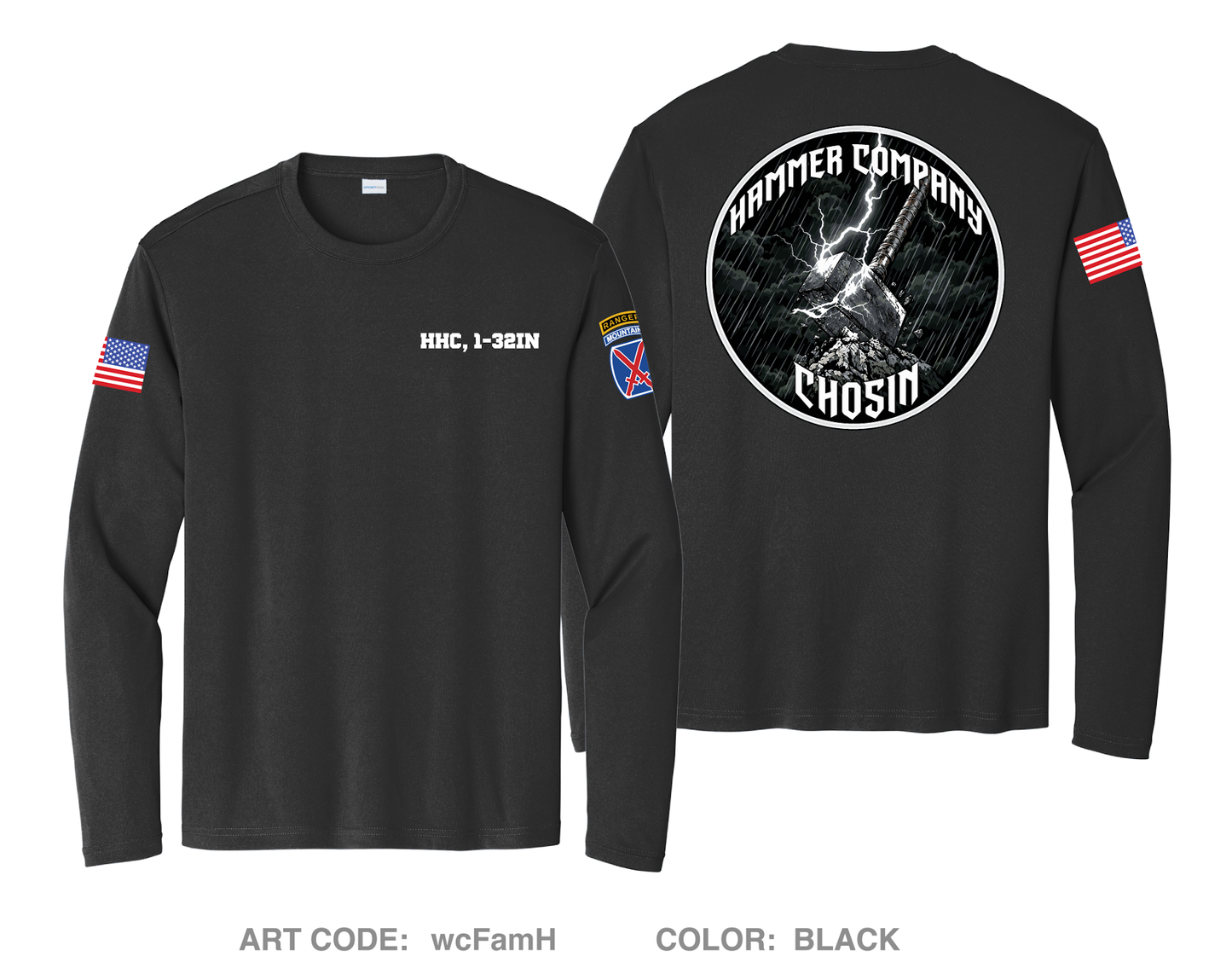HHC, 1-32IN Hi-Tech Performance Unisex LS Tee - wcFamH