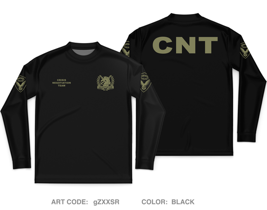 Crisis negotiations unit Core Men's LS Performance Tee - gZXXSR