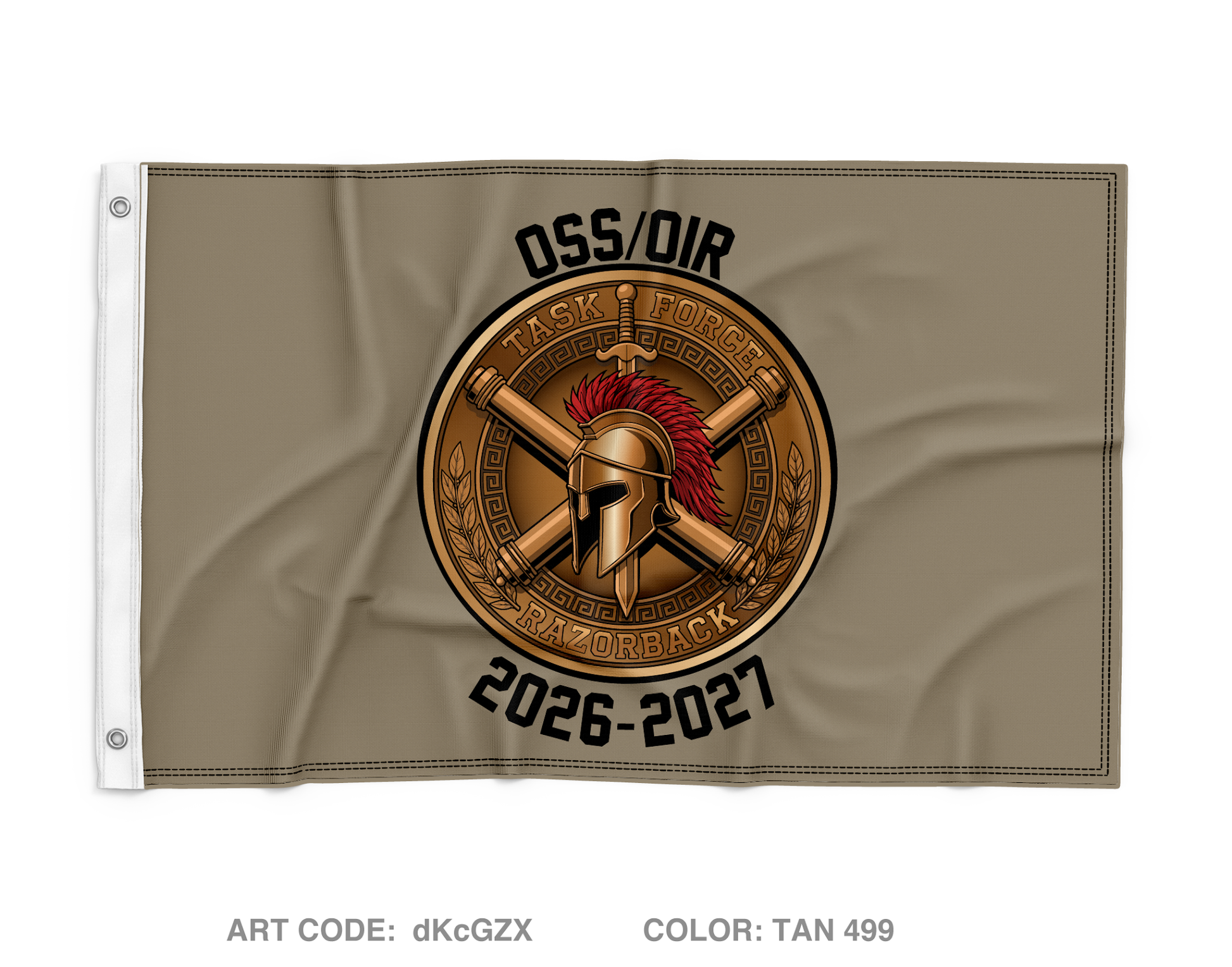 HHB 142nd Field Artillery Brigade Wall Flag - dKcGZX