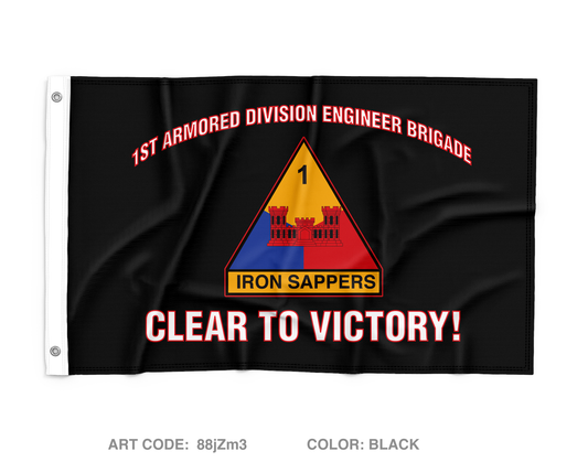 1AD EN BDE Wall Flag - 88jZm3