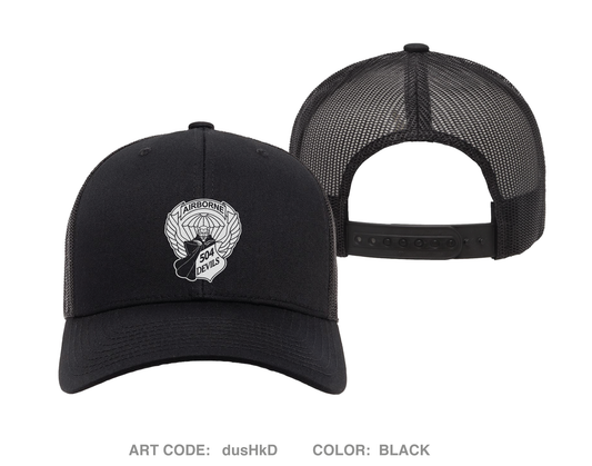3-504 IN (A) Embroidered Snapback Trucker Cap - dusHkD