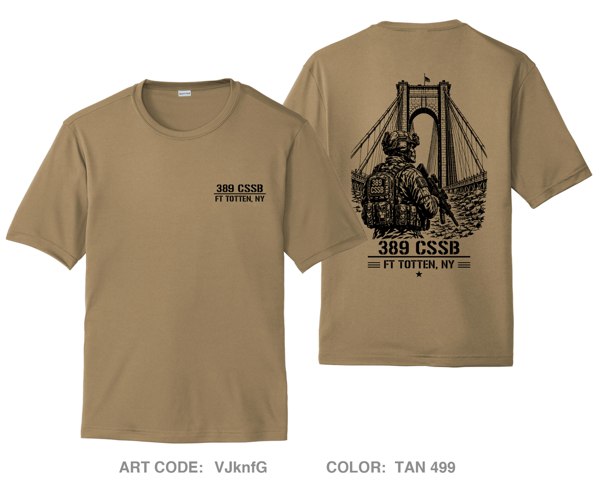 389th CSSB Hi-Tech Performance Unisex SS Tee - VJknfG