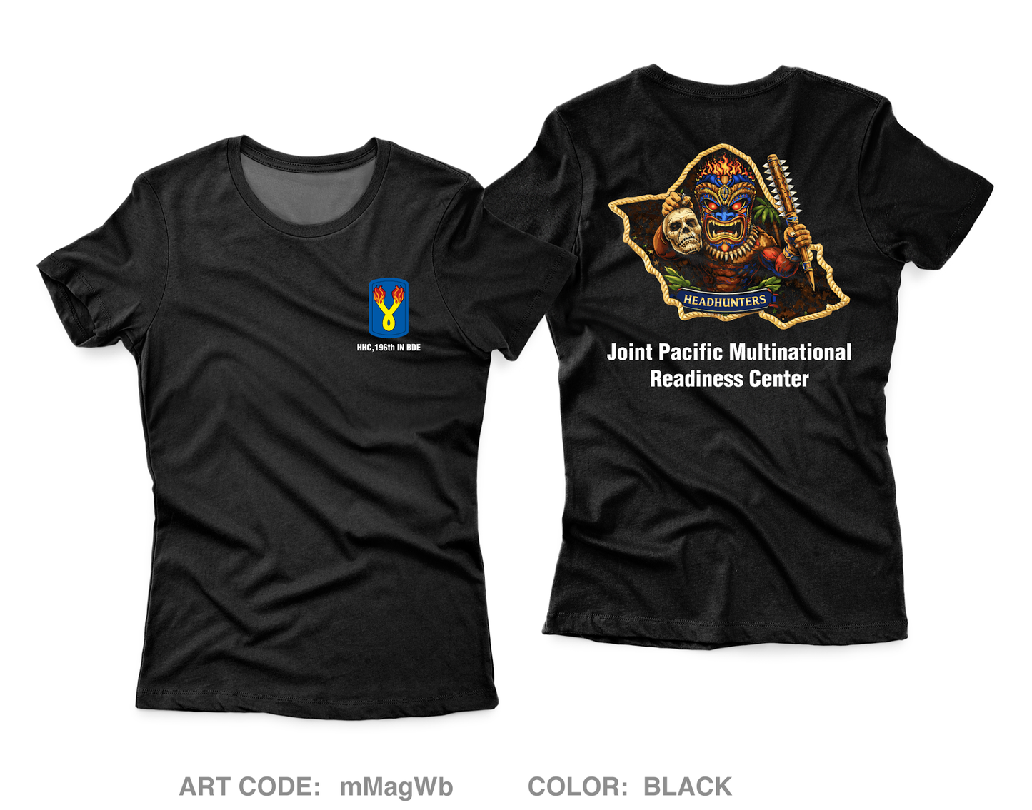 HHC, 196th IN BDE Core Women's SS Performance Tee - mMagWb