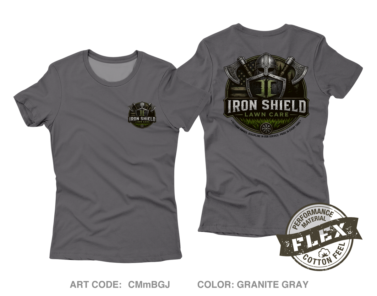 Iron Shield Lawncare Core Women's SS Flex Performance Tee - CMmBGJ