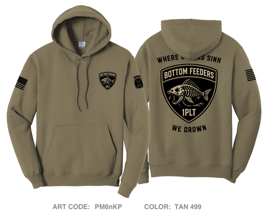 1PLT C Co 2-87 IN BN Comfort Unisex Hooded Sweatshirt - PM6nKP