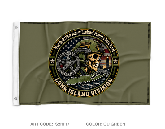 USMS NY/NJ RFTF Long Island Wall Flag - SxHFr7