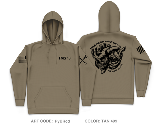 FMS 18 Core Men's Hooded Performance Sweatshirt - PyBRcd