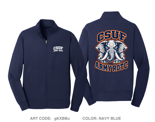 Cal State Fullerton Army ROTC Fundraising Collection Hi-Tech Performance Full-Zip Fleece Jacket - gKXBBu