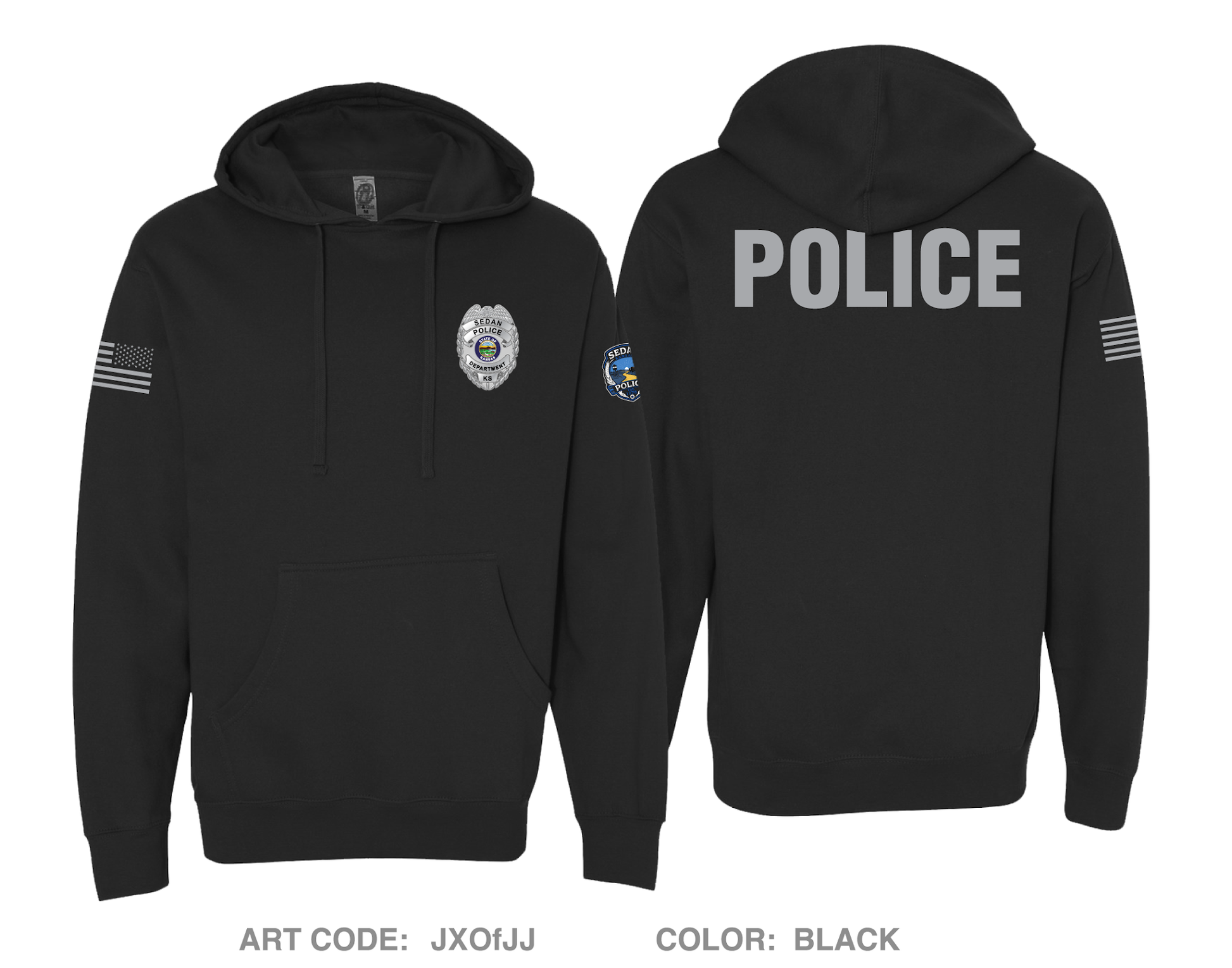 Chautauqau County Sheriffs Office/ Sedan PD Comfort Unisex Hooded Sweatshirt - JXOfJJ