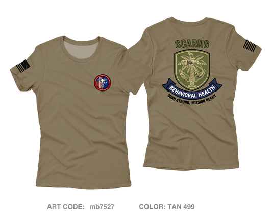 South Carolina Army National Guard (SCARNG) Behavioral Health Section Core Women's SS Performance Tee - mb7527