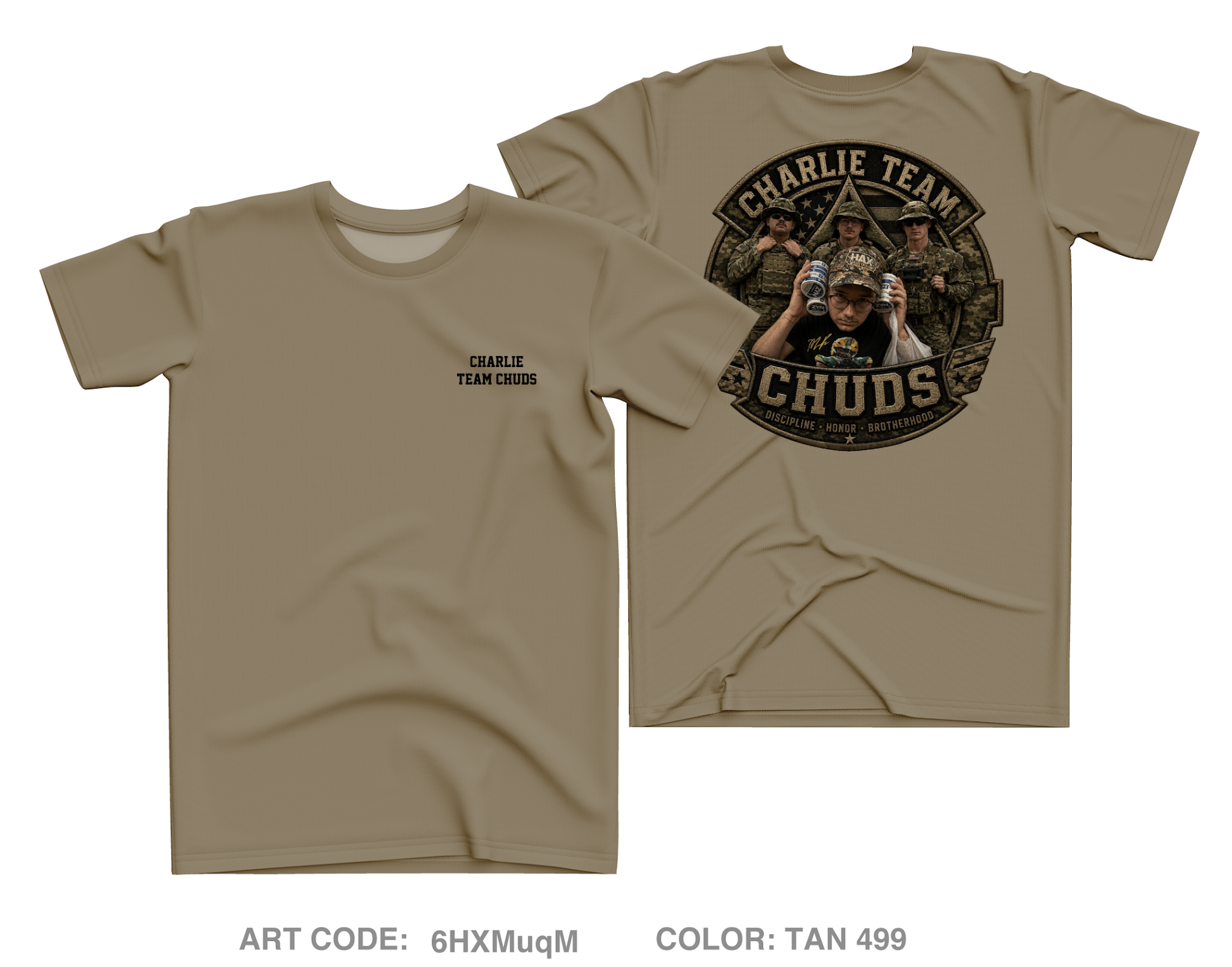 233rd Charlie Team Core Men's SS Performance Tee - 6HXMuq