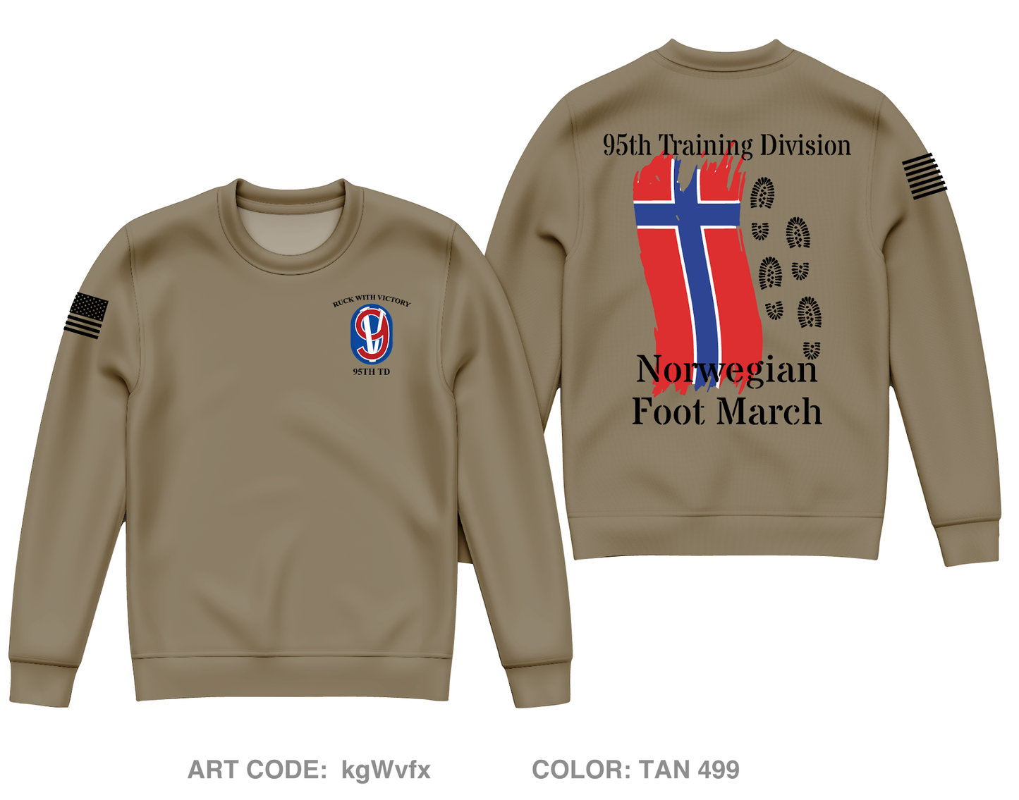 HHC, 95TH TD Core Men's Crewneck Performance Sweatshirt - kgWvfx