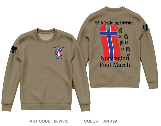 HHC, 95TH TD Core Men's Crewneck Performance Sweatshirt - kgWvfx