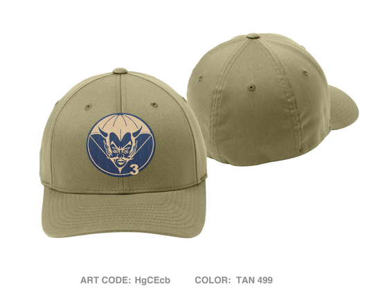 3-504 IN (A) Embroidered Flexfit Cap - HgCEcb