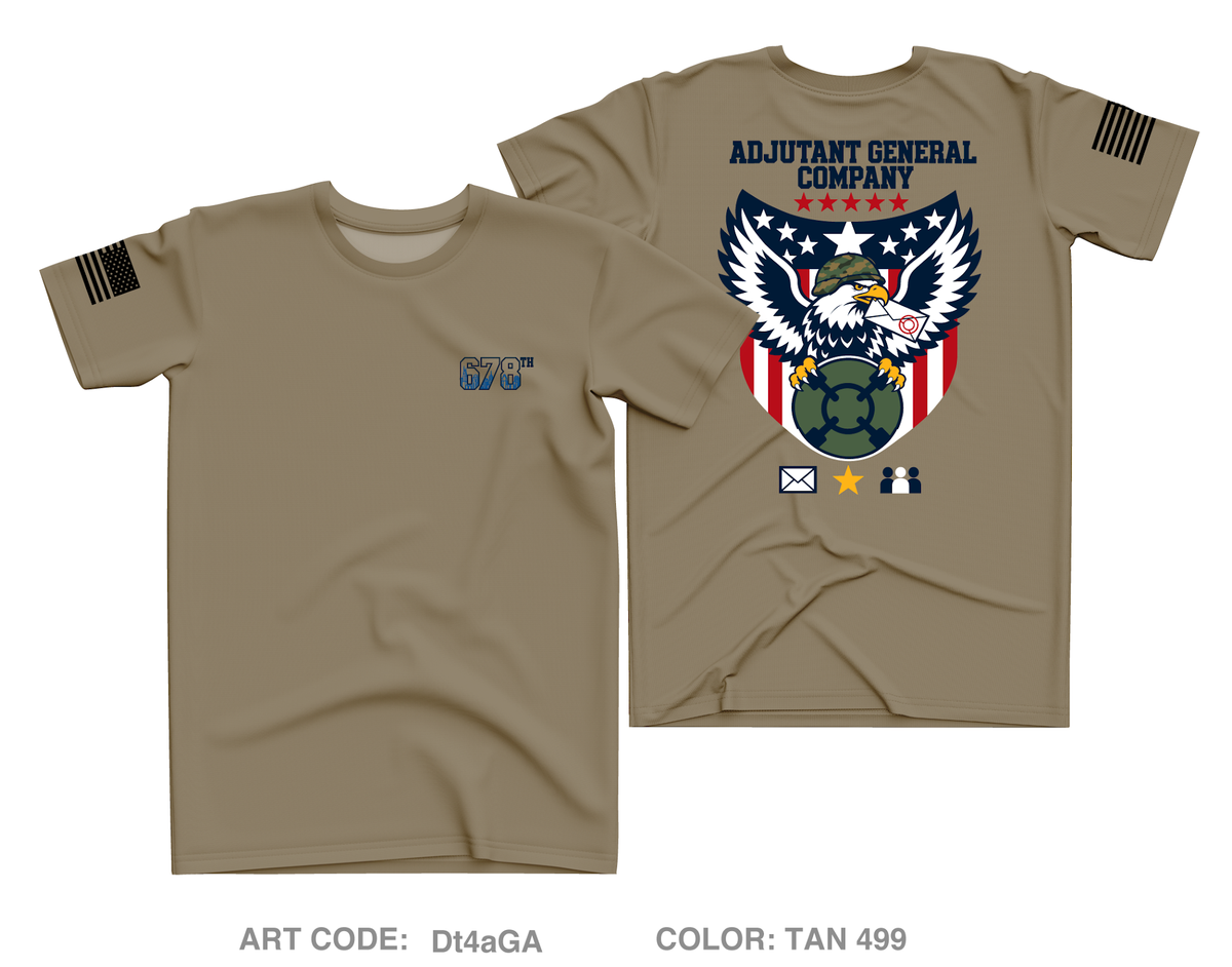 678th AG Core Men's SS Performance Tee - Dt4aGA