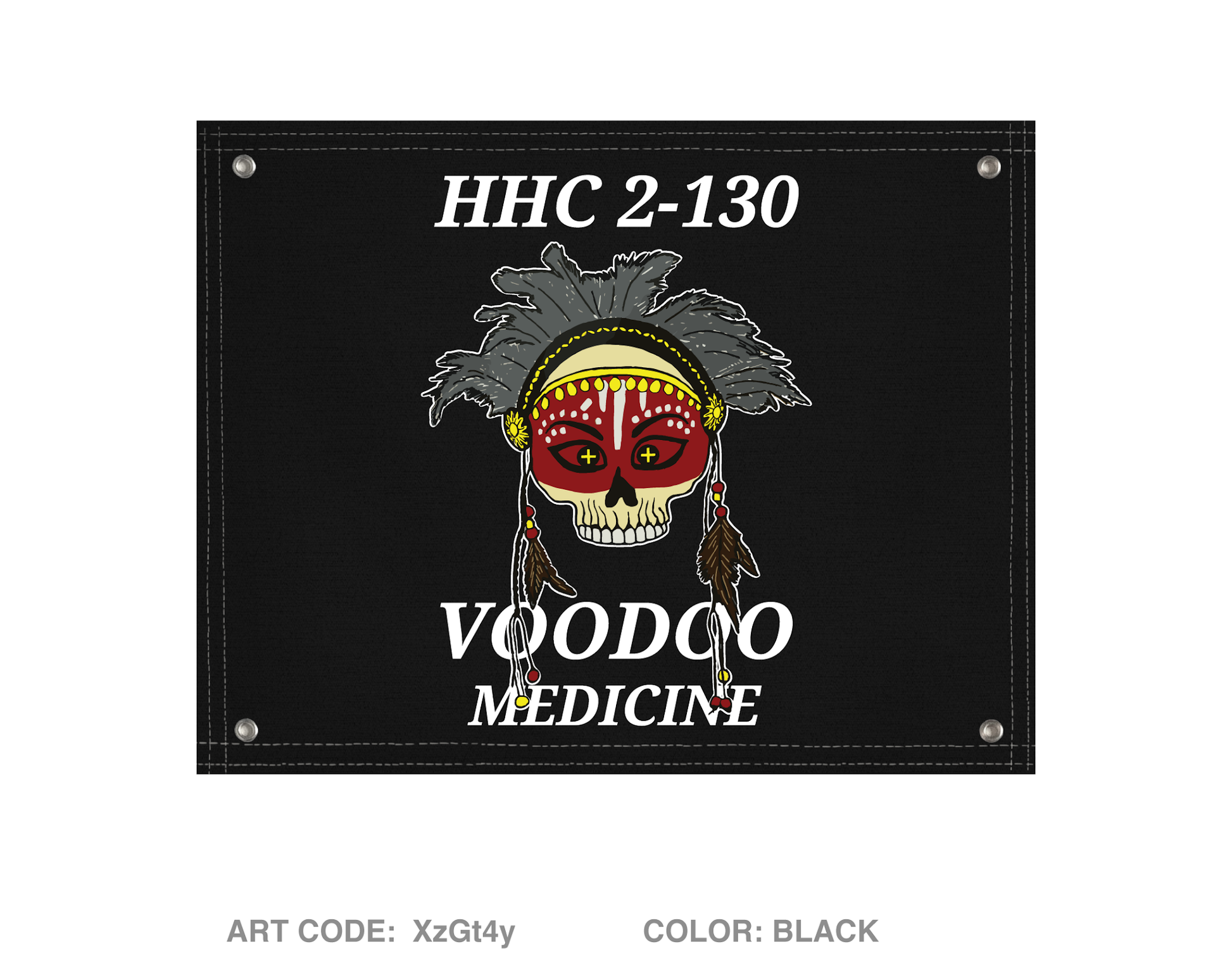 HHC 2-130 IN Medics Banner Flag - XzGt4y