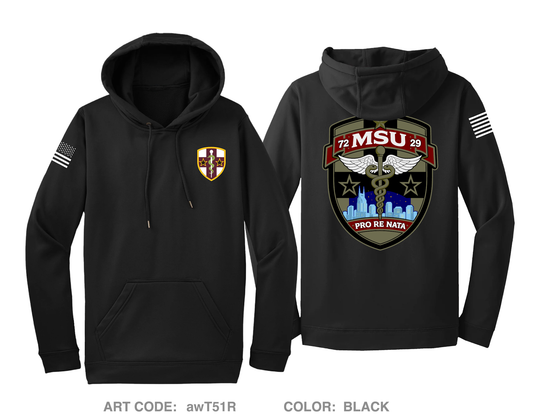 7229 Medical Support Unit Hi-Tech Performance Hoodie - awT51R