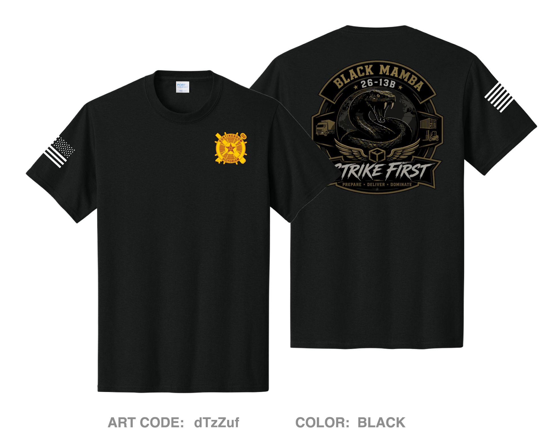 26-13B Black Mambas Fundraising Collection Comfort Unisex Cotton SS Tee - dTzZuf