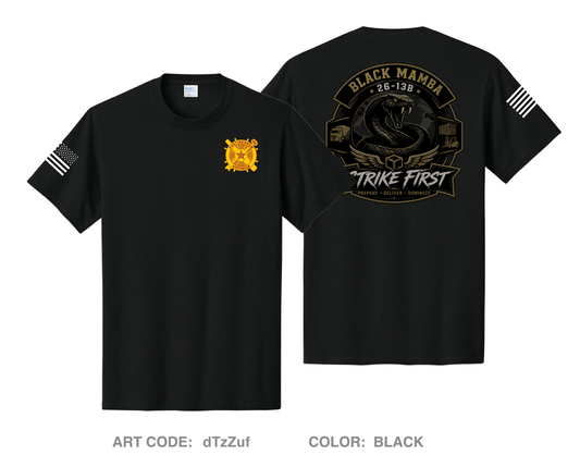 26-13B Black Mambas Fundraising Collection Comfort Unisex Cotton SS Tee - dTzZuf