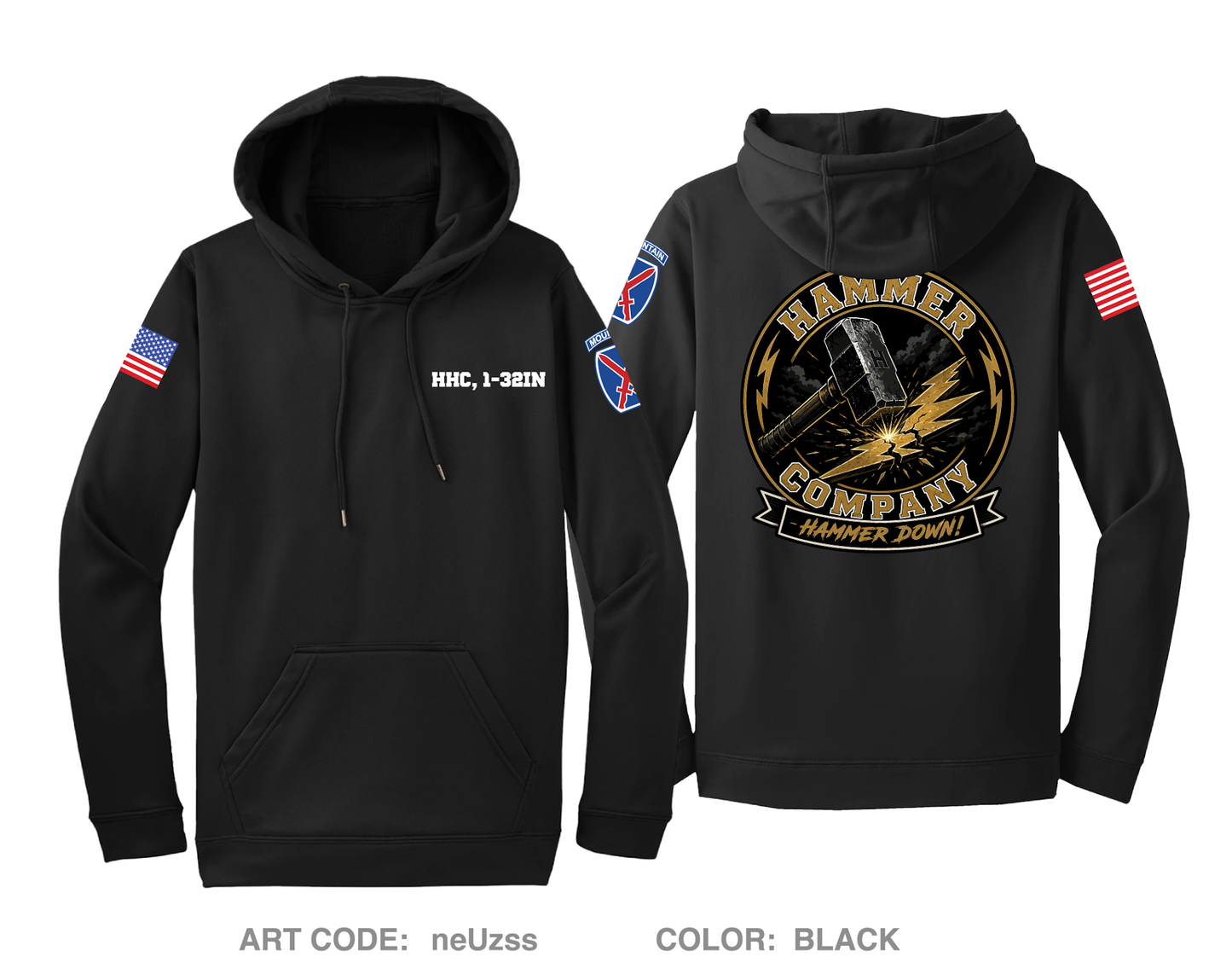 HHC, 1-32IN Hi-Tech Performance Hoodie - neUzss