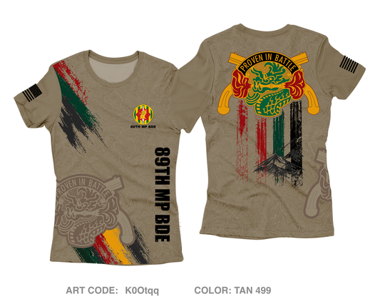 89th MP BDE Core Women's SS Performance Tee - K0Otqq