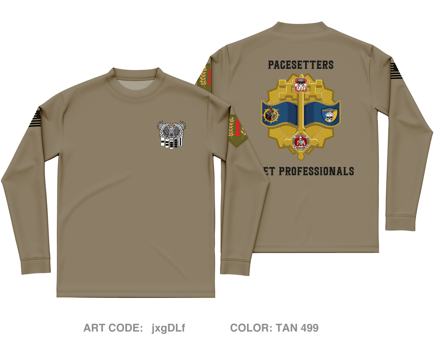 541st CSSB Warrant Officers Store 1 Core Men's LS Performance Tee - jxgDLf