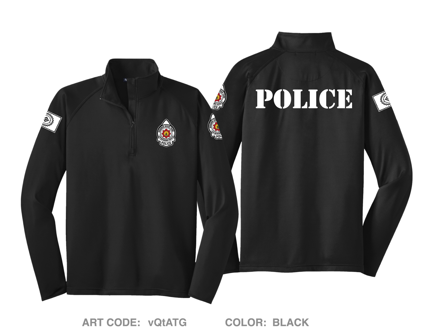 RSTLES Hi-Tech Performance Quarter-Zip Fleece Jacket - vQtATG