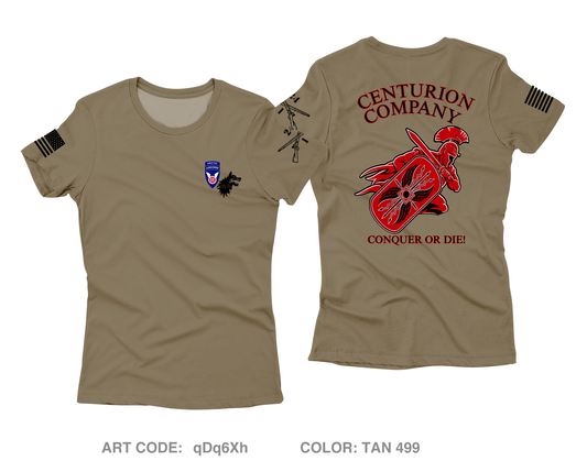 C Co. 1-24 (Centurions) Fundraising Collection Core Women's SS Performance Tee - qDq6Xh