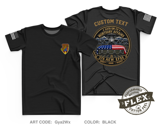 CUSTOM 54th/378th MA Core Men's SS Flex Performance Tee - Gya2Wx