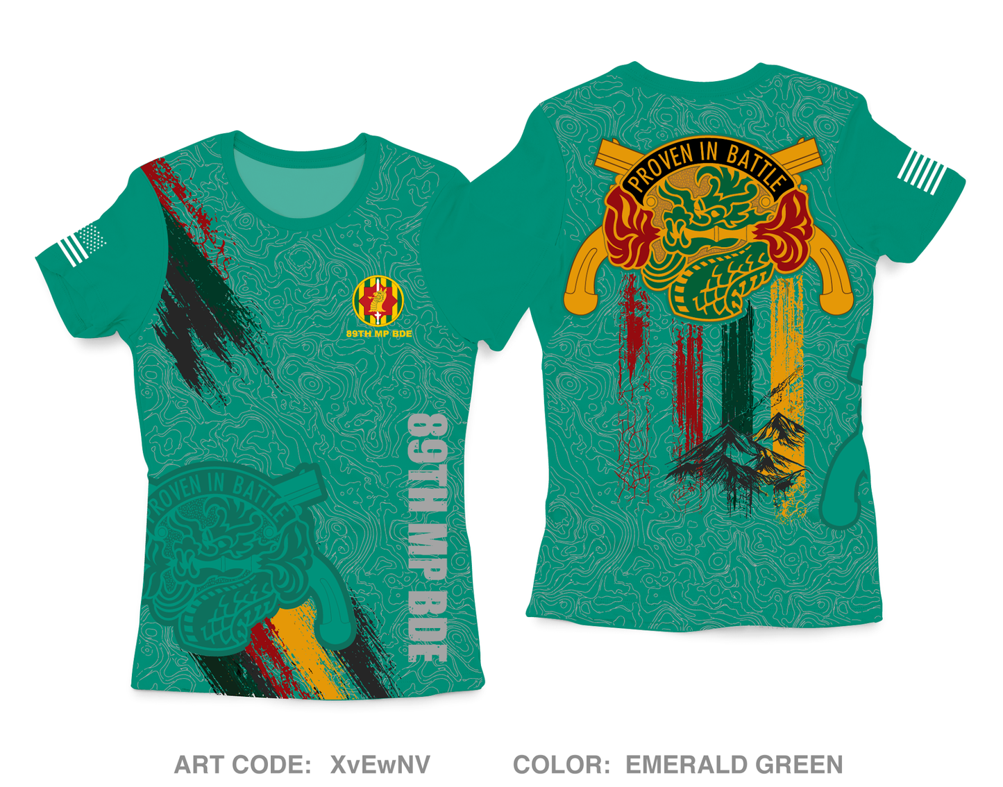 89th MP BDE Core Women's SS Performance Tee - XvEwNV