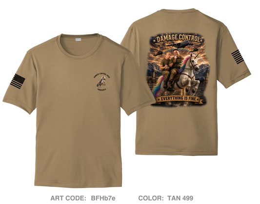 Damage Control Venezuela Hi-Tech Performance Unisex SS Tee - BFHb7e