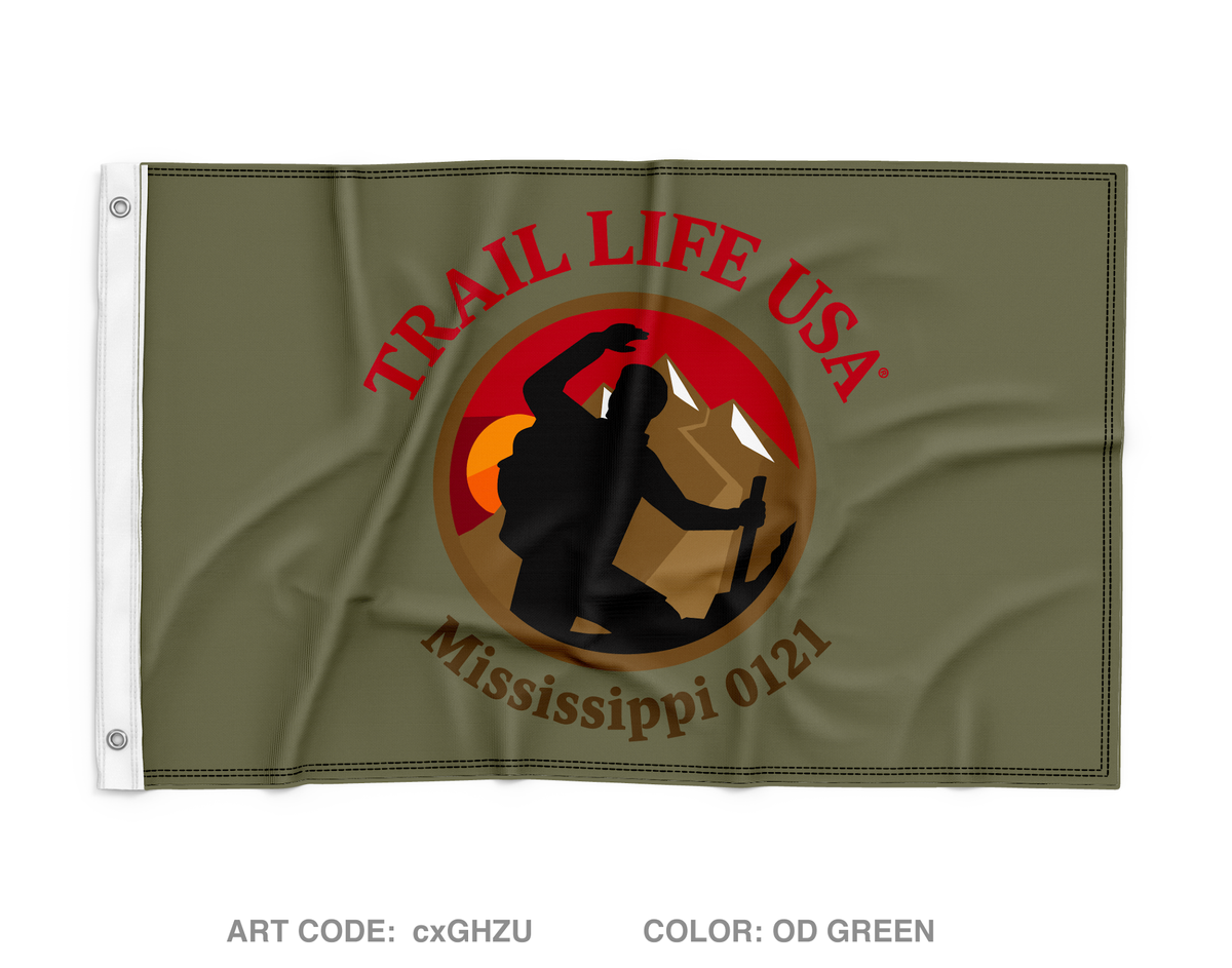 Trail Life USA Wall Flag - cxGHZU