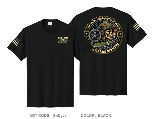 USMS NY/NJ RFTF Long Island Comfort Unisex Cotton SS Tee - SaDyvr