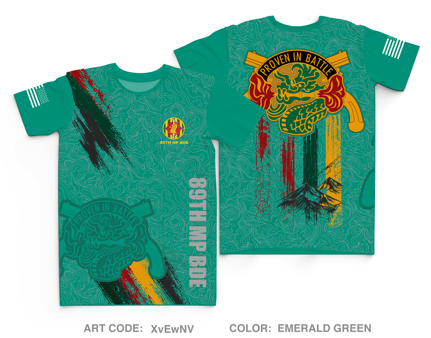 89th MP BDE Core Men's SS Performance Tee - XvEwNV