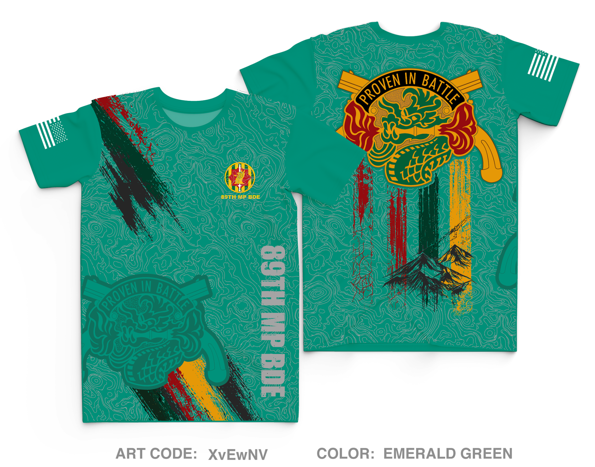 89th MP BDE Core Men's SS Performance Tee - XvEwNV