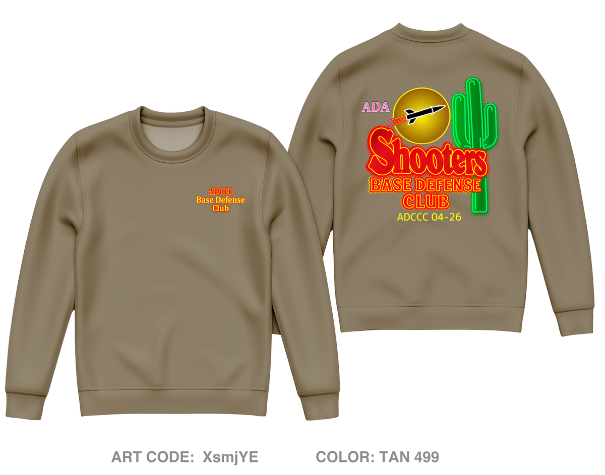 ADCCC 04-26 Core Men's Crewneck Performance Sweatshirt - XsmjYE