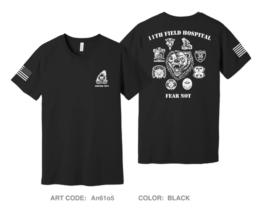 CUSTOM 11th Field Hospital Comfort Unisex Cotton SS Tee - An61o5
