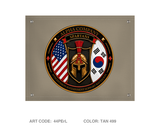A CO, 194th DSSB Banner Flag - 44PErL