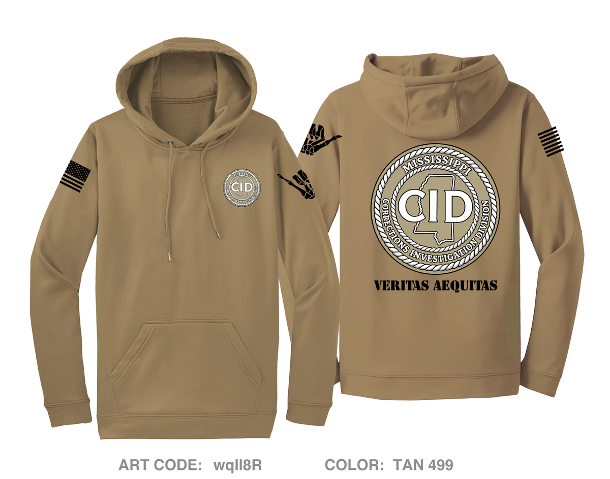 Mississippi Department of Corrections CID Hi-Tech Performance Hoodie - wqIl8R