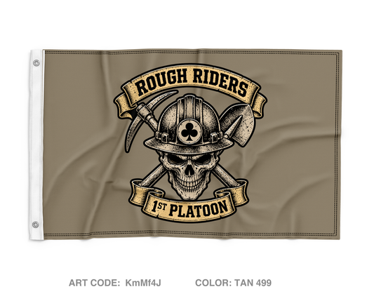 130th ESC 1st PLT Wall Flag - KmMf4J