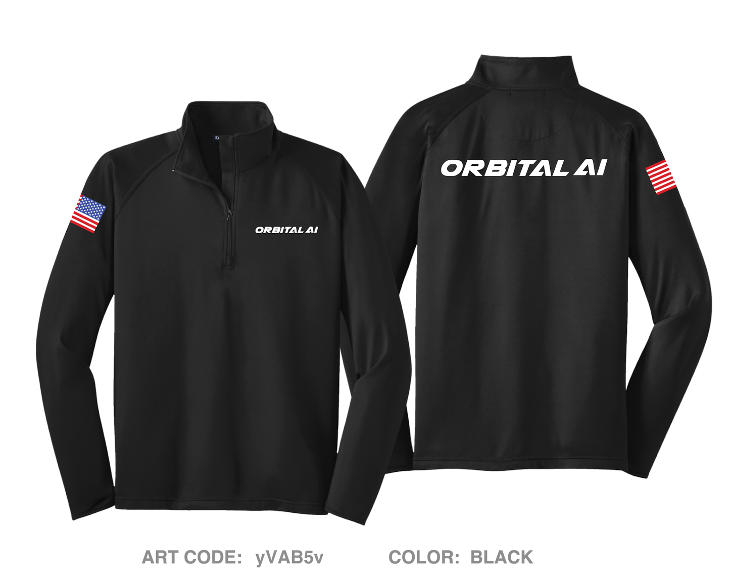 Orbital AI Hi-Tech Performance Quarter-Zip Fleece Jacket - yVAB5v