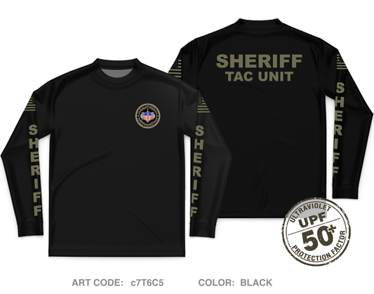 OCSO TAC Core Men's UPF 50+ Performance LS Tee - c7T6C5