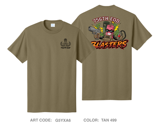 756 EOD Company Comfort Unisex Cotton SS Tee - G5YXA6