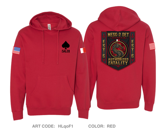 MESG-2 Detachment Bahrain Comfort Unisex Hooded Sweatshirt - HLqoF1