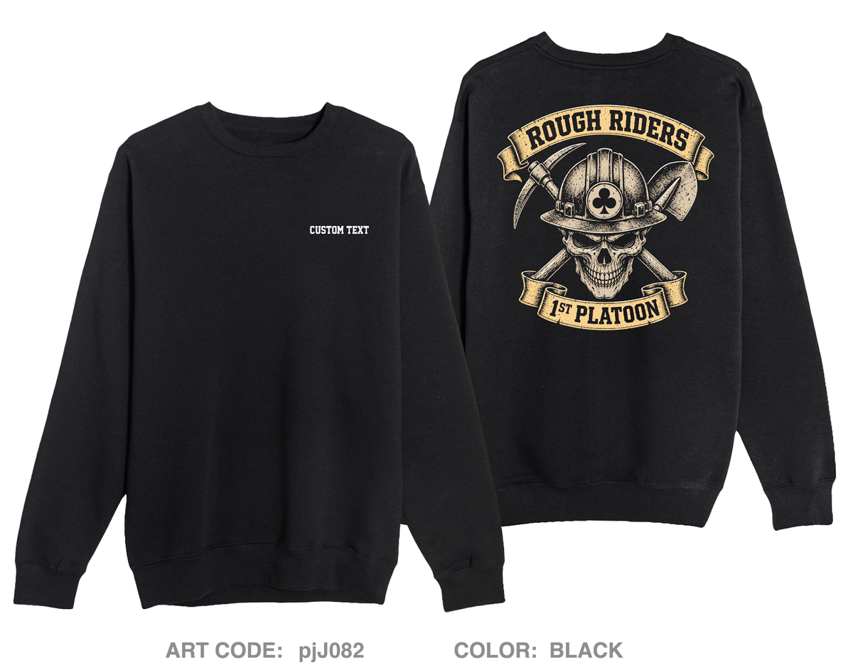CUSTOM 130th ESC 1st PLT Comfort Unisex Crewneck Sweatshirt - pjJ082